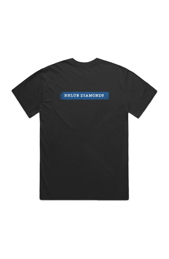 Liberty Diamond Tee — Faded Black