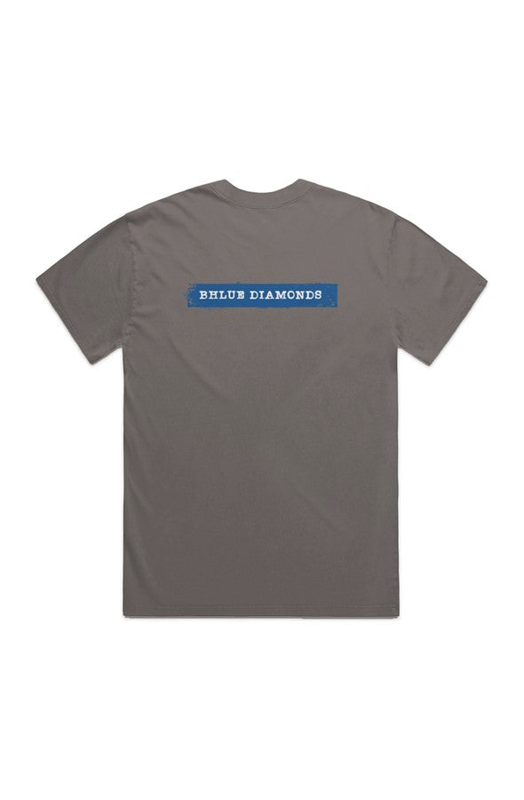 Liberty Diamond Tee — Faded Grey