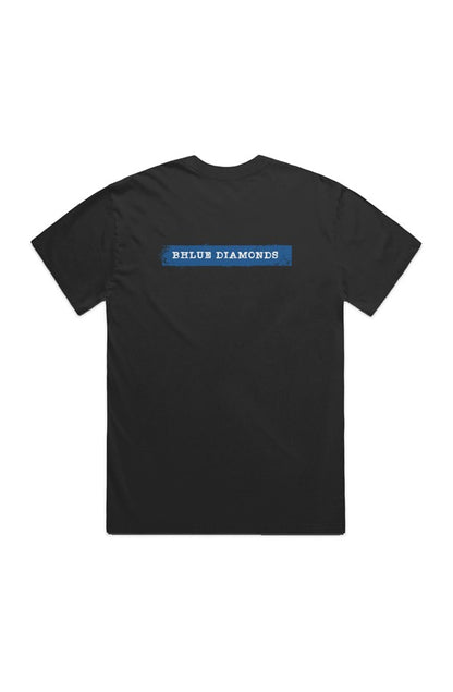 Liberty Diamond Tee — Faded Black